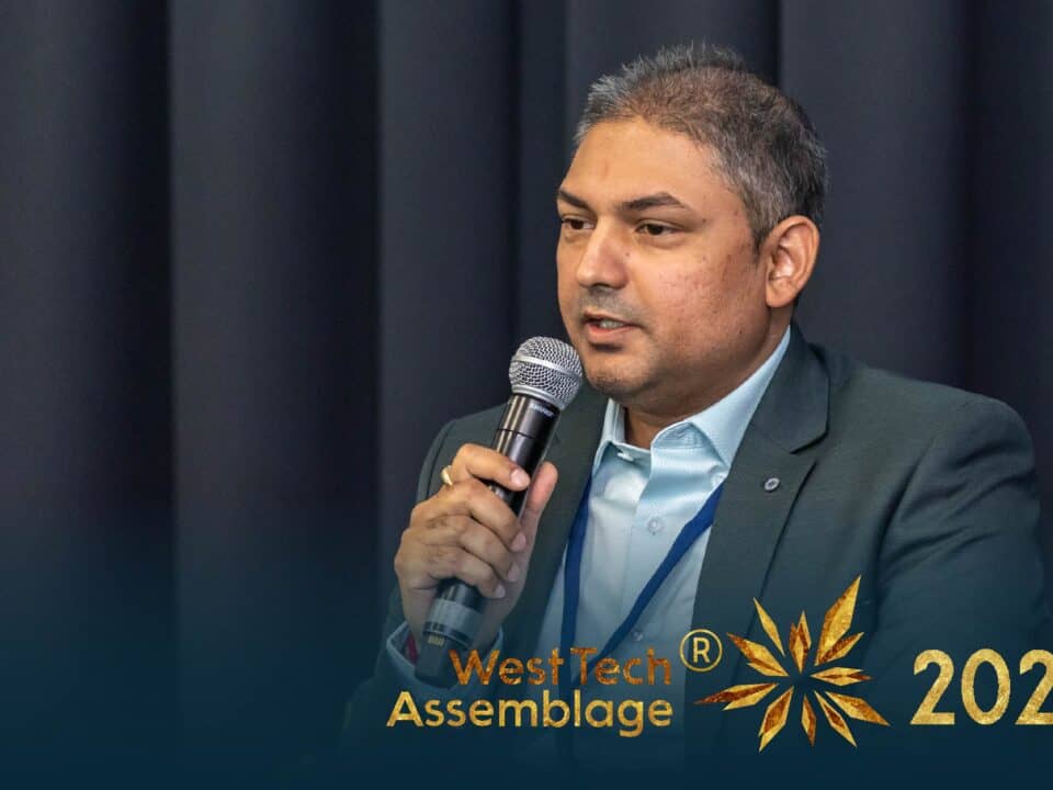 Chair & Funder Nilesh Makwana Speaking at the West Tech Assemblage Half-Day conference 2024